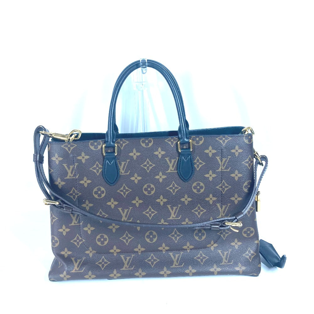 LOUIS VUITTON Handbag M43550 Monogram canvas Brown Monogram Flower tote Women Used Authentic