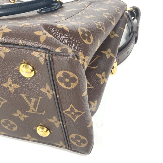 LOUIS VUITTON Handbag M43550 Monogram canvas Brown Monogram Flower tote Women Used Authentic