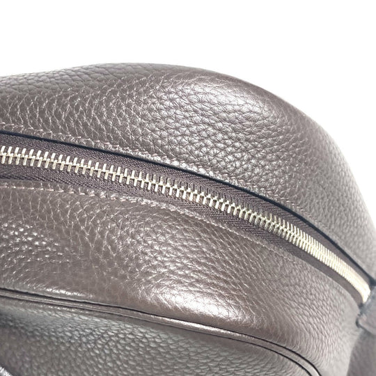 HERMES Business bag Taurillon Clemence Brown bag handbag Victoria 2 mens Used Authentic