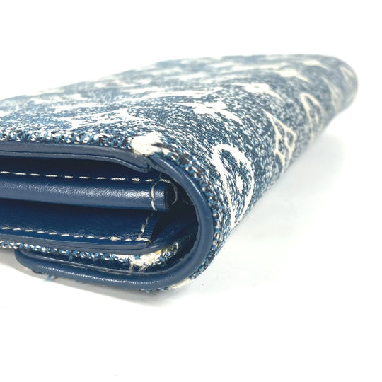 LOEWE gloves wool blue Accessories Anagram logo unisex(Unisex) Used Authentic
