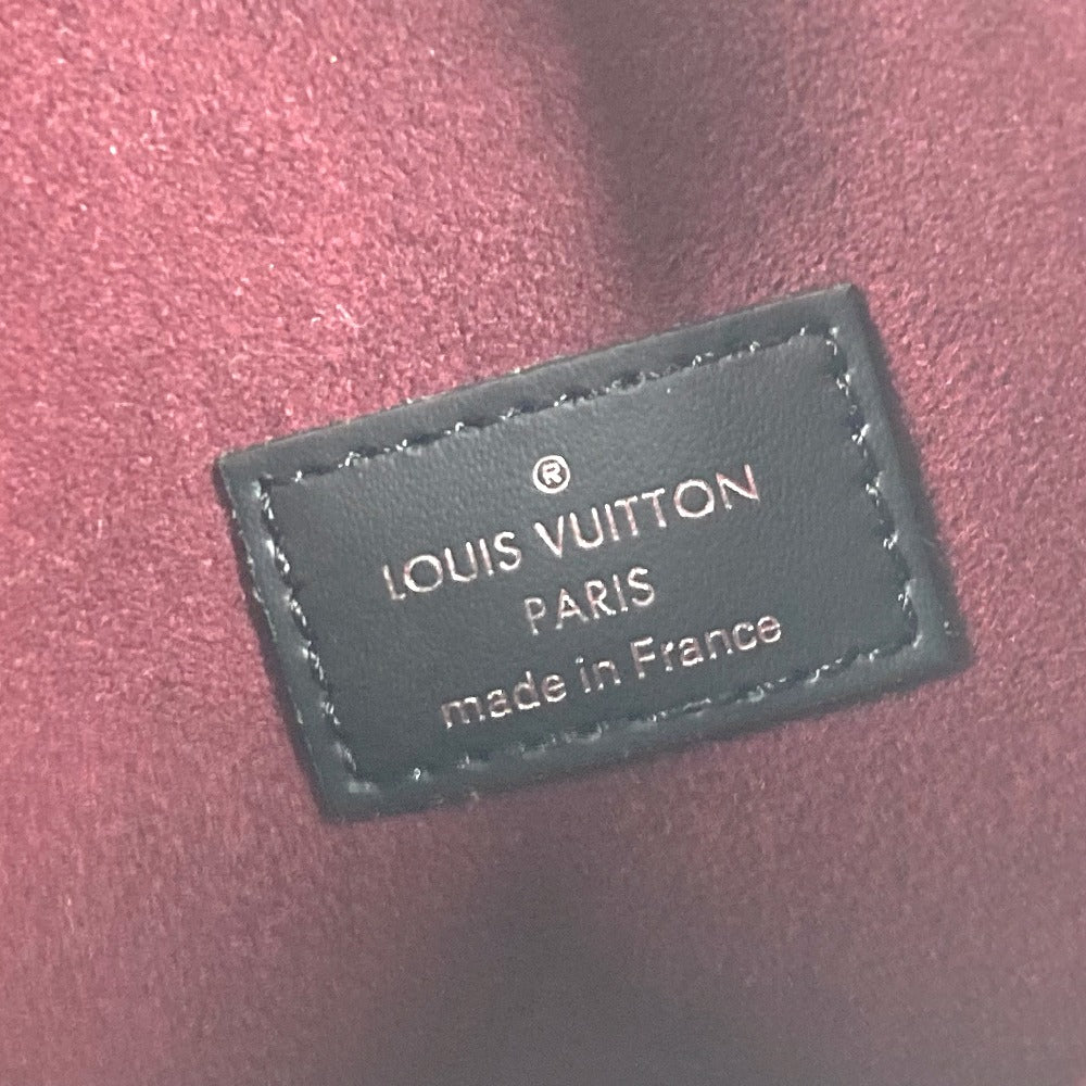 LOUIS VUITTON Card Case N60255 Damier Grafitto Canvas black Damier Grafitte Alpha Tri Pro Pouch mens Used Authentic