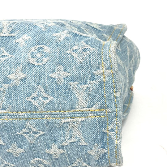 LOUIS VUITTON Handbag M24897 Monogram denim blue Monogram denim Let go