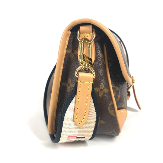 LOUIS VUITTON Shoulder Bag M45985 Monogram canvas Brown Monogram Diane NM PM Women Used Authentic