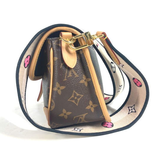 LOUIS VUITTON Shoulder Bag M45985 Monogram canvas Brown Monogram Diane NM PM Women Used Authentic