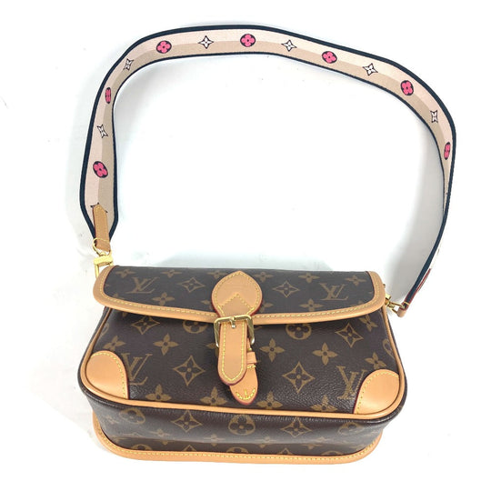 LOUIS VUITTON Shoulder Bag M45985 Monogram canvas Brown Monogram Diane NM PM Women Used Authentic