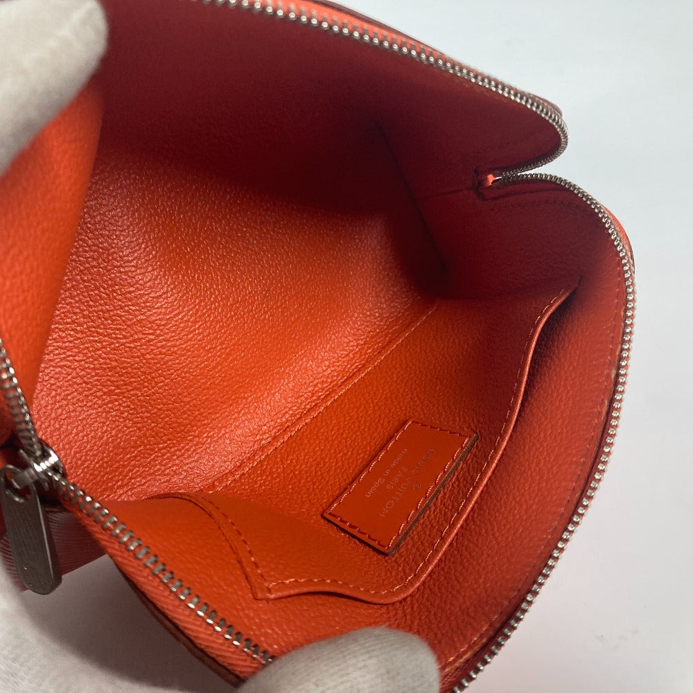 LOUIS VUITTON Cosmetics Pouch M40642 Epi Leather Orange Epi Pochette Cosmetic PM Women Used Authentic