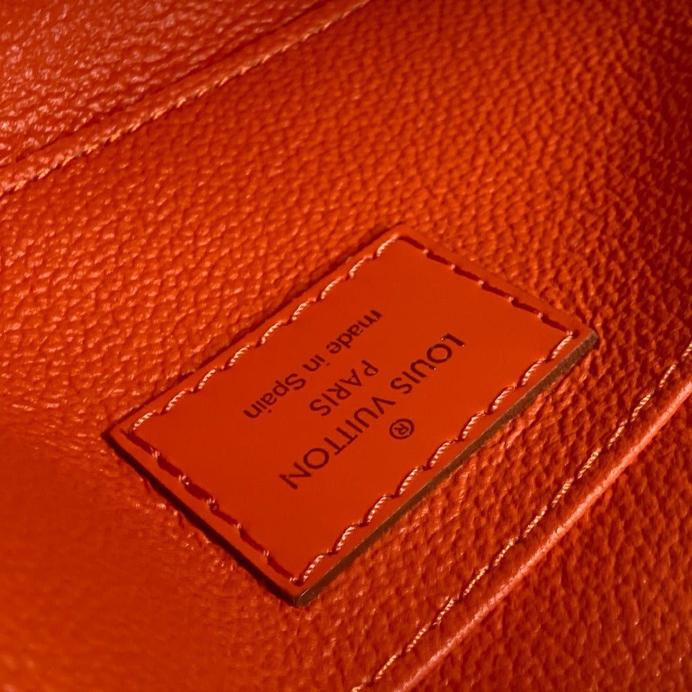 LOUIS VUITTON Cosmetics Pouch M40642 Epi Leather Orange Epi Pochette Cosmetic PM Women Used Authentic