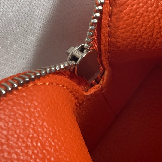LOUIS VUITTON Cosmetics Pouch M40642 Epi Leather Orange Epi Pochette Cosmetic PM Women Used Authentic