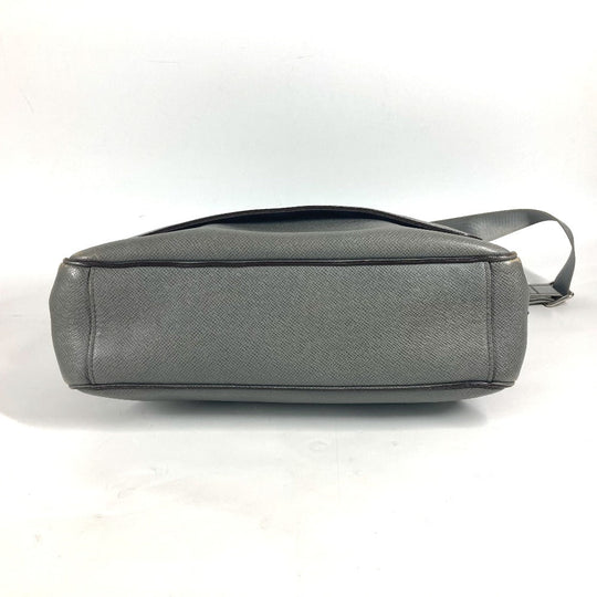 LOUIS VUITTON Shoulder Bag M32623 Taiga Leather gray Taiga Roman MM mens Used Authentic