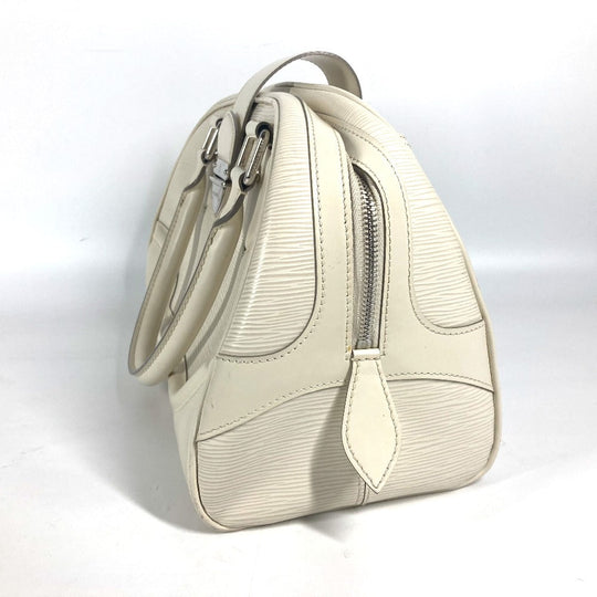 LOUIS VUITTON Handbag M5931J Epi Leather white Epi Bowling Montaigne GM Women Used Authentic