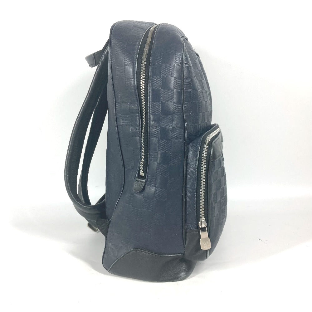 LOUIS VUITTON Backpack N40091 Damier Anfini Leather Navy Damier Anfini campus backpack unisex(Unisex) Used Authentic