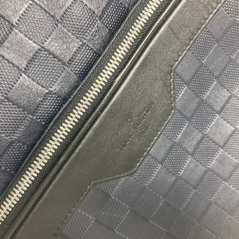 LOUIS VUITTON Backpack N40091 Damier Anfini Leather Navy Damier Anfini campus backpack unisex(Unisex) Used Authentic