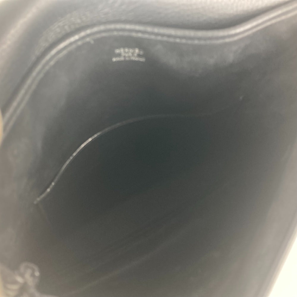 HERMES Shoulder Bag leather black Serie Christine unisex(Unisex) Used Authentic