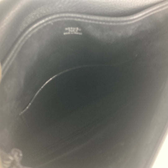 HERMES Shoulder Bag leather black Serie Christine unisex(Unisex) Used Authentic