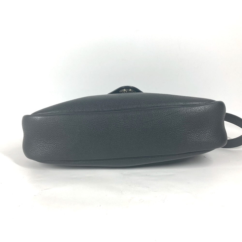 HERMES Shoulder Bag leather black Serie Christine unisex(Unisex) Used Authentic
