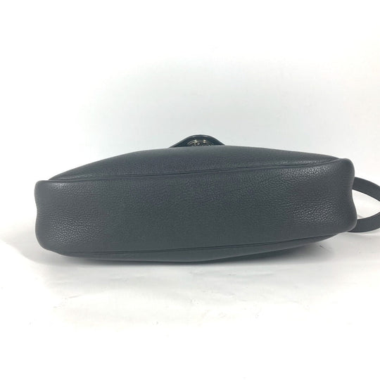 HERMES Shoulder Bag leather black Serie Christine unisex(Unisex) Used Authentic