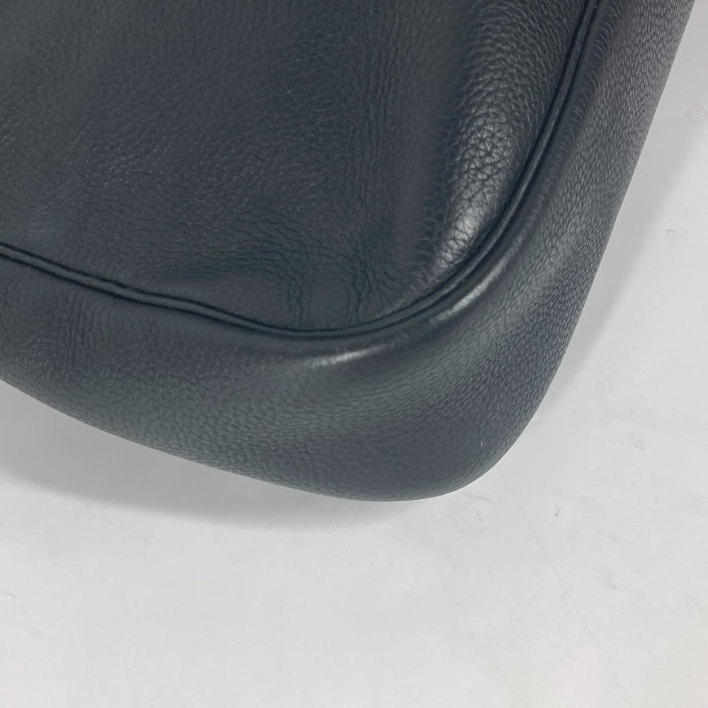 HERMES Shoulder Bag leather black Serie Christine unisex(Unisex) Used Authentic