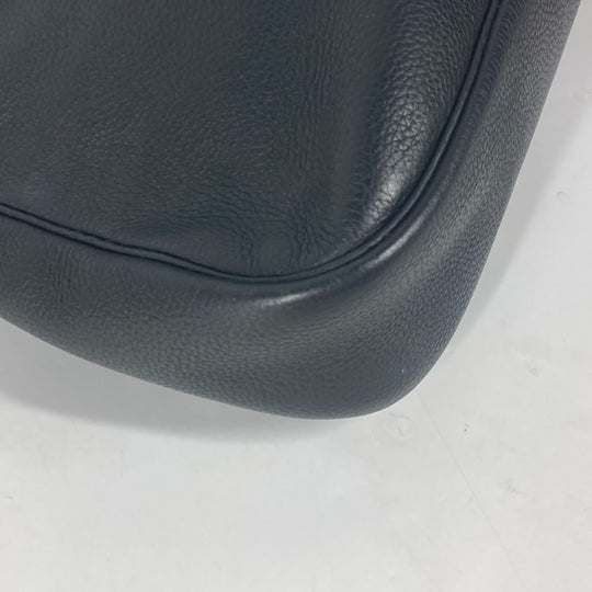 HERMES Shoulder Bag leather black Serie Christine unisex(Unisex) Used Authentic