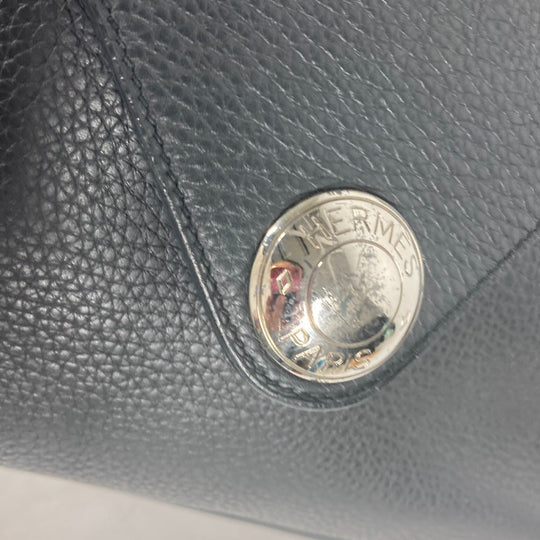 HERMES Shoulder Bag leather black Serie Christine unisex(Unisex) Used Authentic