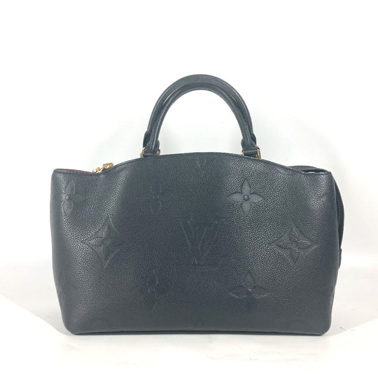 LOUIS VUITTON Handbag M58916 Monogram Ann Platt Leather black Monogram Ann Platt Petit Palais PM Women Used Authentic