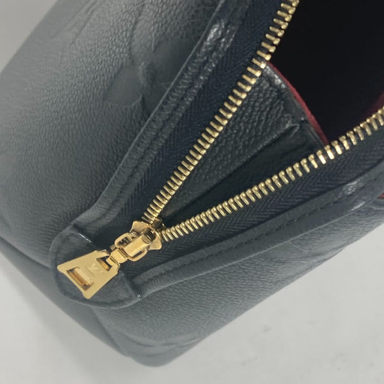 LOUIS VUITTON Handbag M58916 Monogram Ann Platt Leather black Monogram Ann Platt Petit Palais PM Women Used Authentic