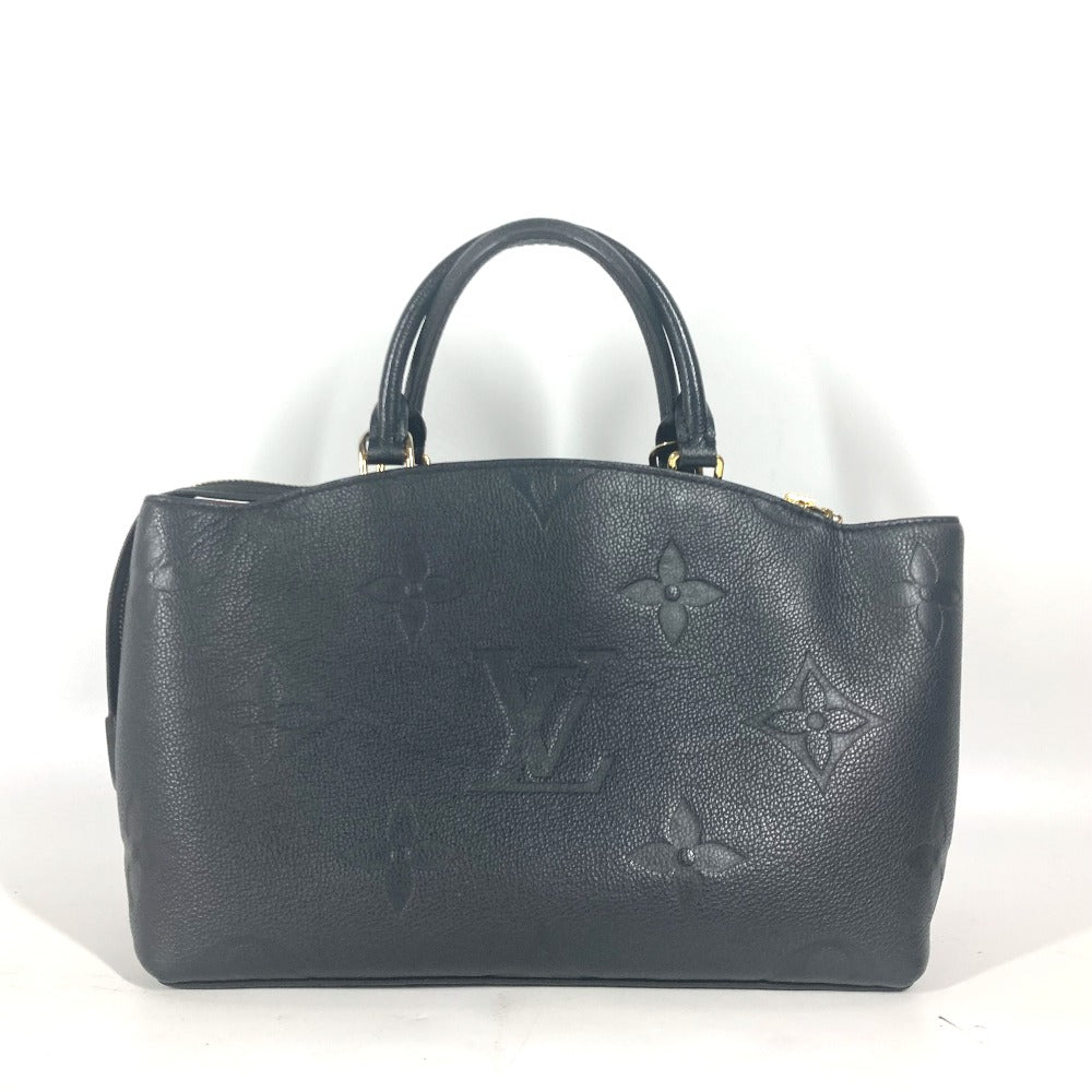 LOUIS VUITTON Handbag M58916 Monogram Ann Platt Leather black Monogram Ann Platt Petit Palais PM Women Used Authentic