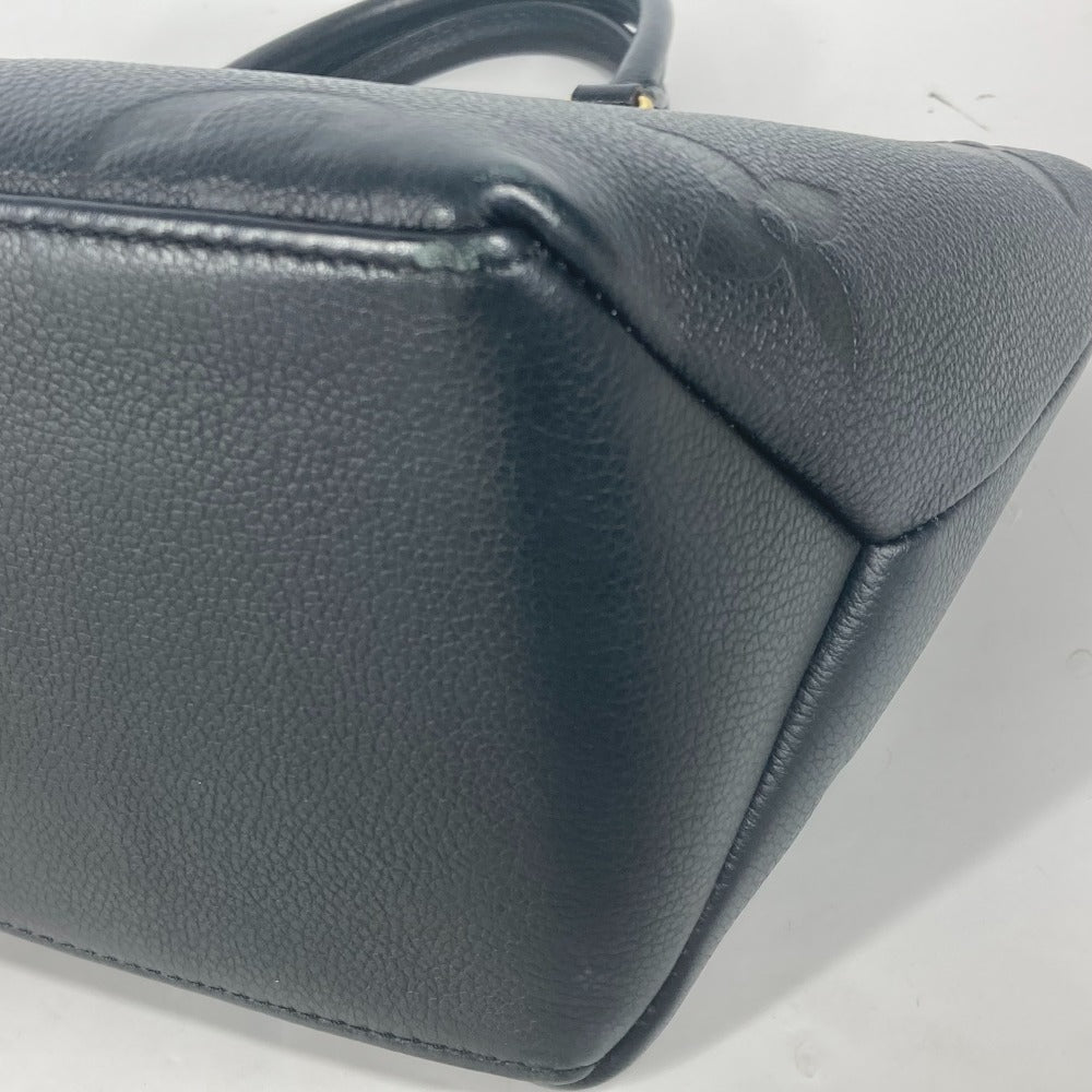 LOUIS VUITTON Handbag M58916 Monogram Ann Platt Leather black Monogram Ann Platt Petit Palais PM Women Used Authentic