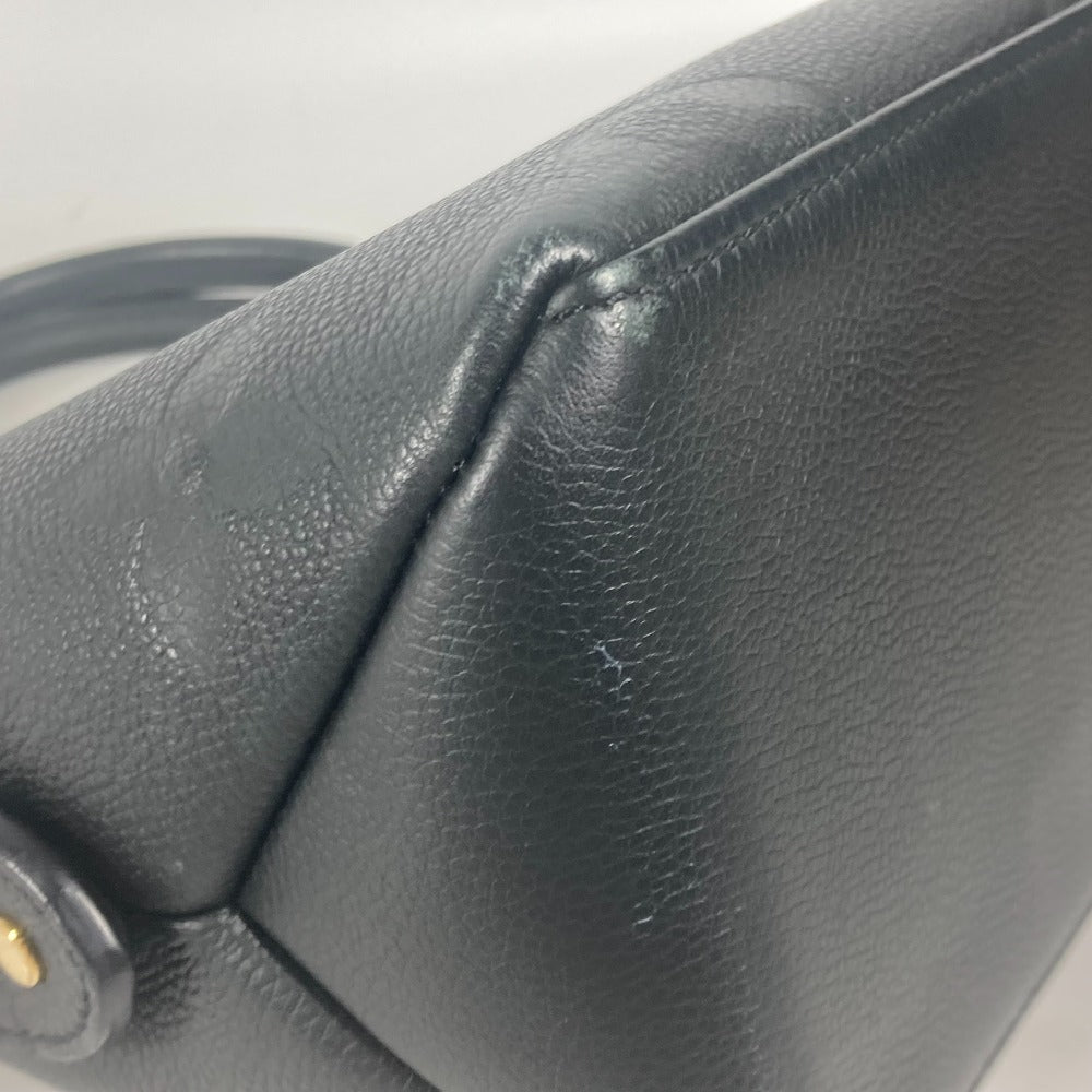 LOUIS VUITTON Handbag M58916 Monogram Ann Platt Leather black Monogram Ann Platt Petit Palais PM Women Used Authentic