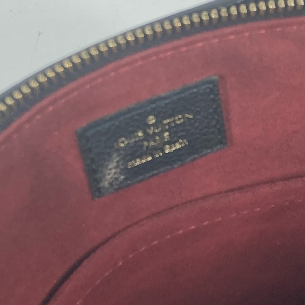 LOUIS VUITTON Handbag M58916 Monogram Ann Platt Leather black Monogram Ann Platt Petit Palais PM Women Used Authentic