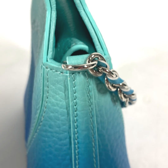 TIFFANY&Co. Shoulder Bag 73469805 leather blue Return to TIFFANY&Co. Heart Micro Tote Bag Women Used Authentic