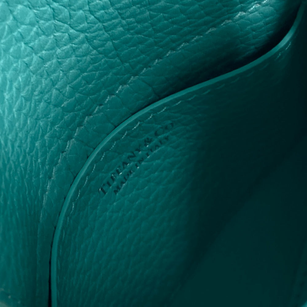 TIFFANY&Co. Shoulder Bag 73469805 leather blue Return to TIFFANY&Co. Heart Micro Tote Bag Women Used Authentic