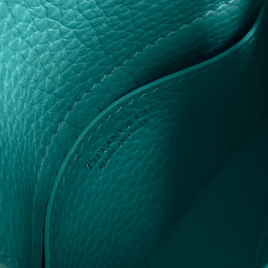 TIFFANY&Co. Shoulder Bag 73469805 leather blue Return to TIFFANY&Co. Heart Micro Tote Bag Women Used Authentic