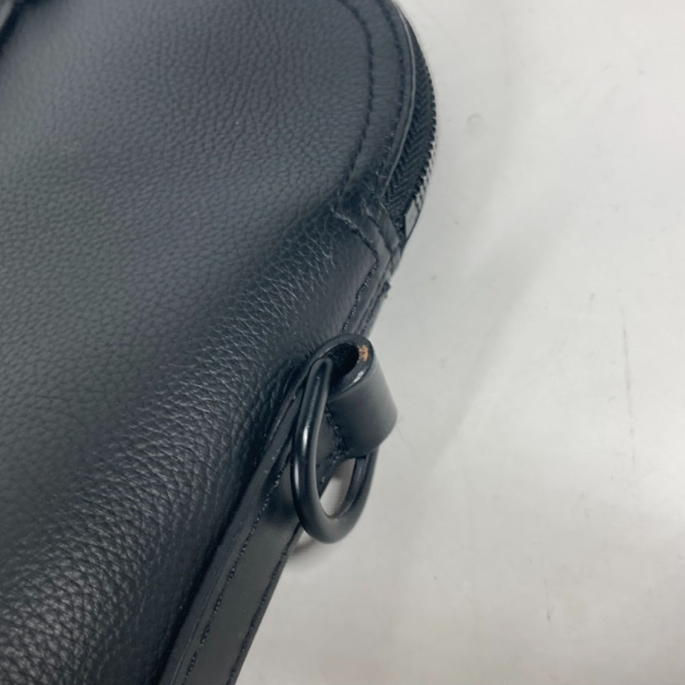 LOUIS VUITTON Business bag M59159 Leather , Grained Calf Leather black LV Aerogram Take Off Briefcase mens Used Authentic