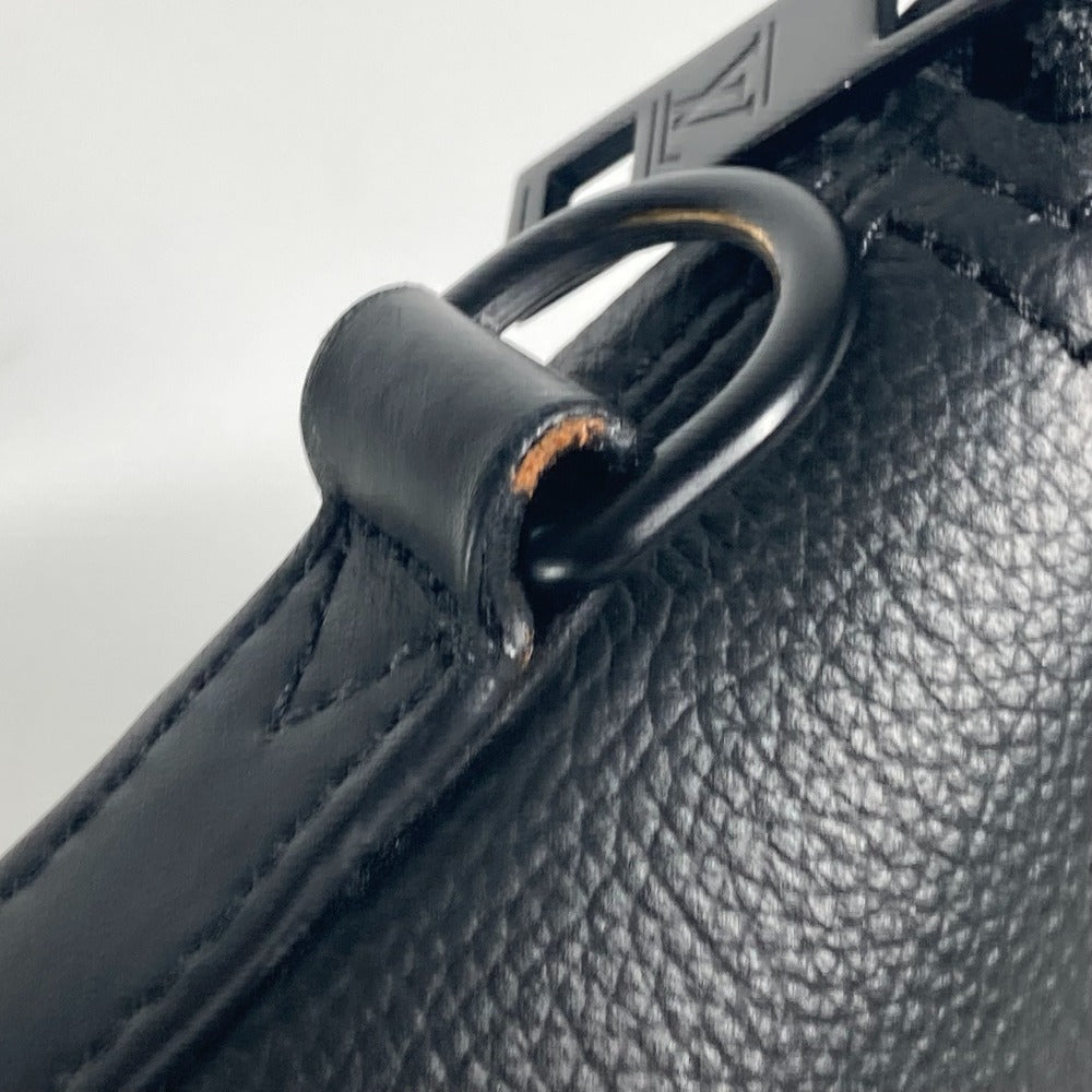 LOUIS VUITTON Business bag M59159 Leather , Grained Calf Leather black LV Aerogram Take Off Briefcase mens Used Authentic