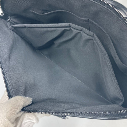 LOUIS VUITTON Business bag M59159 Leather , Grained Calf Leather black LV Aerogram Take Off Briefcase mens Used Authentic