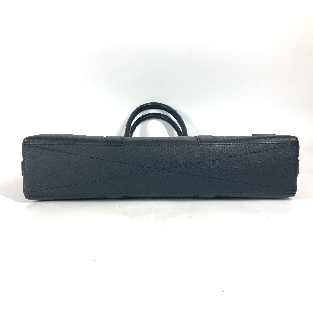 LOUIS VUITTON Business bag M59159 Leather , Grained Calf Leather black LV Aerogram Take Off Briefcase mens Used Authentic
