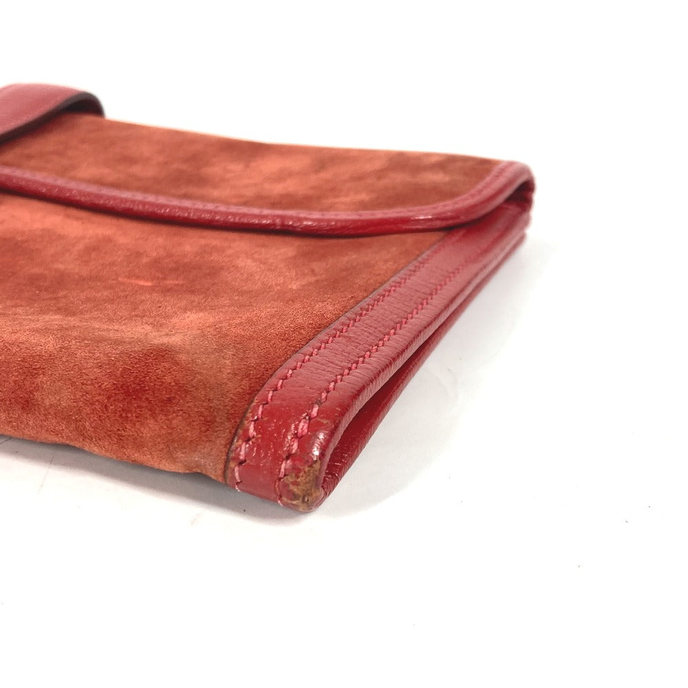 HERMES Clutch bag , Dopris Red Bag H logo Jige Elan Women Used Authentic