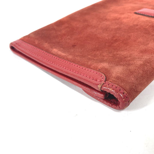 HERMES Clutch bag , Dopris Red Bag H logo Jige Elan Women Used Authentic