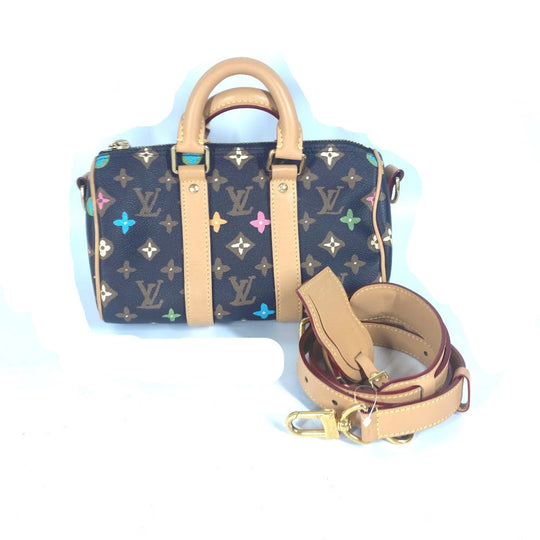LOUIS VUITTON Shoulder Bag M24849 Canvas, Monogram Craggy Canvas Brown Monogram Craggy Keepall ・bandouliere 25