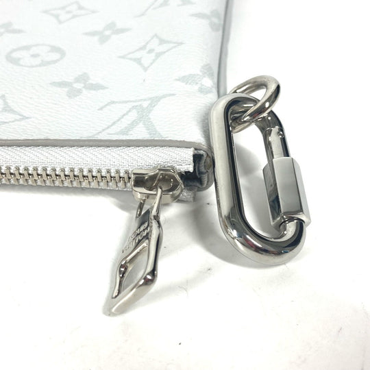 LOUIS VUITTON Clutch bag M68310 Monogram canvas white Monogram white Zipped pouch GM