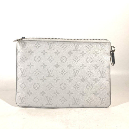 LOUIS VUITTON Clutch bag M68310 Monogram canvas white Monogram white Zipped pouch GM