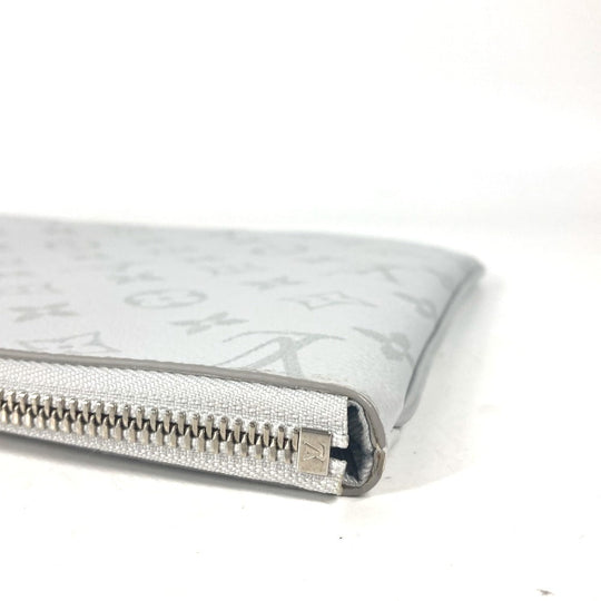LOUIS VUITTON Clutch bag M68310 Monogram canvas white Monogram white Zipped pouch GM