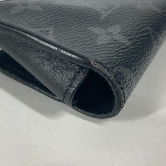 LOUIS VUITTON glasses case GI0296 Monogram Eclipse Canvas black Monogram Eclipse Etui Lunette Woody