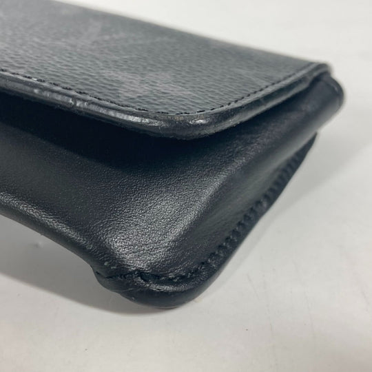 LOUIS VUITTON glasses case GI0296 Monogram Eclipse Canvas black Monogram Eclipse Etui Lunette Woody