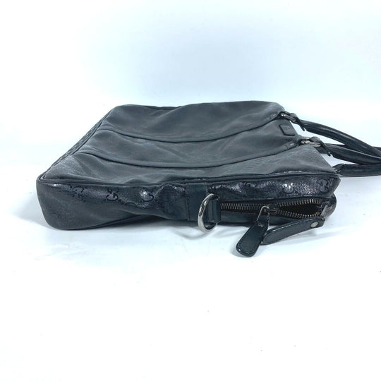 GUCCI Business bag 201480 GG implementation black GG implementation mens Used Authentic
