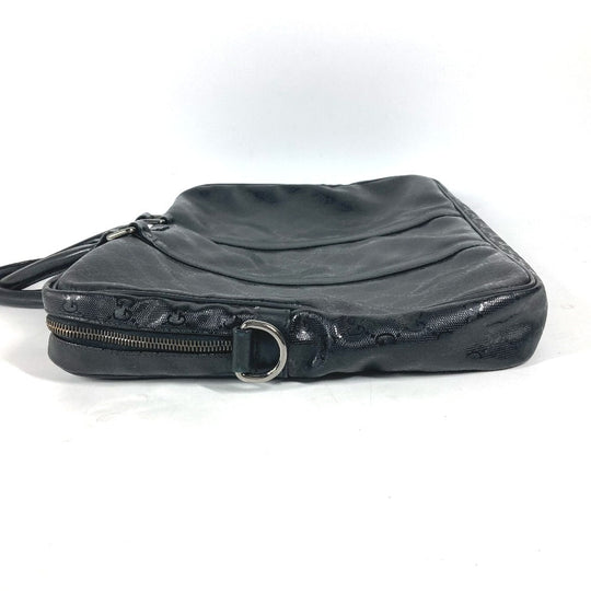GUCCI Business bag 201480 GG implementation black GG implementation mens Used Authentic