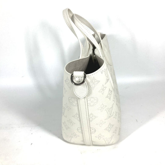 LOUIS VUITTON Shoulder Bag M11842 monogram mahina leather white Monogram Mahina Blossom PM Women Used Authentic