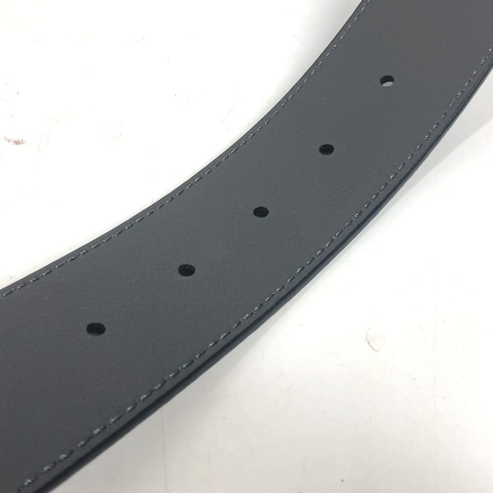 LOUIS VUITTON belt M0333U leather Black x gray Belt: LV Damier 40MM reversible mens 90 Used Authentic