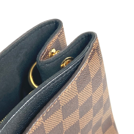 LOUIS VUITTON Shoulder Bag N40050 Damier canvas Brown Damier Riverside Women Used Authentic
