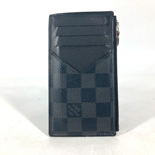 LOUIS VUITTON Coin case N64038 Damier Grafitto Canvas black Damier Grafitte Coin card holder